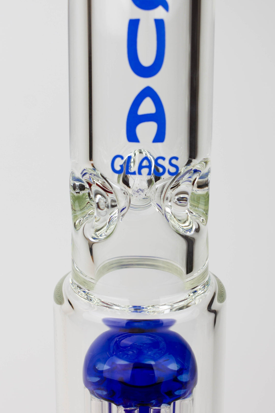 Aqua glass dual tree arm glass water pipes_7