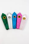 Acid secs crystal stone smoking pipe with choke hole