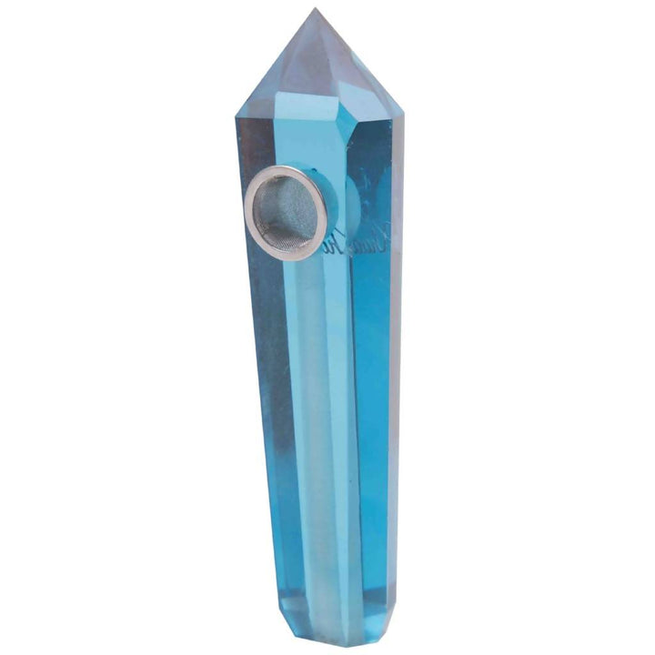 Quartz pipe blue crystal_3