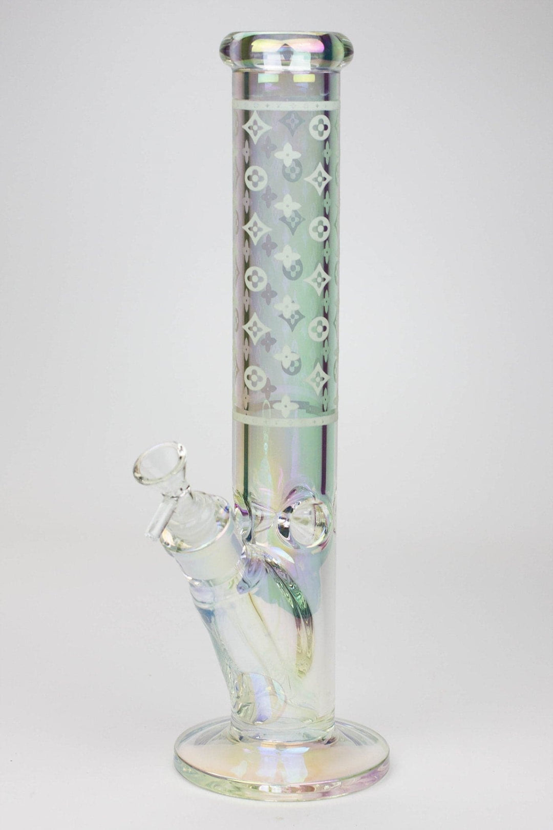 Luxury logo classic electroplated straight tube water pipes