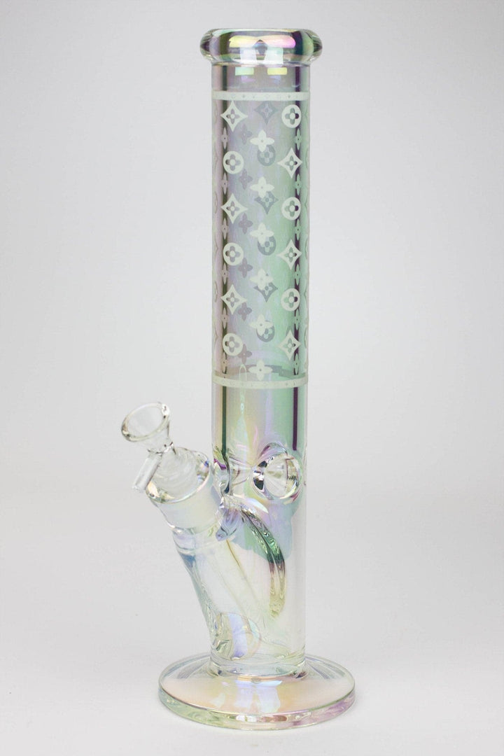 Luxury logo classic electroplated straight tube water pipes