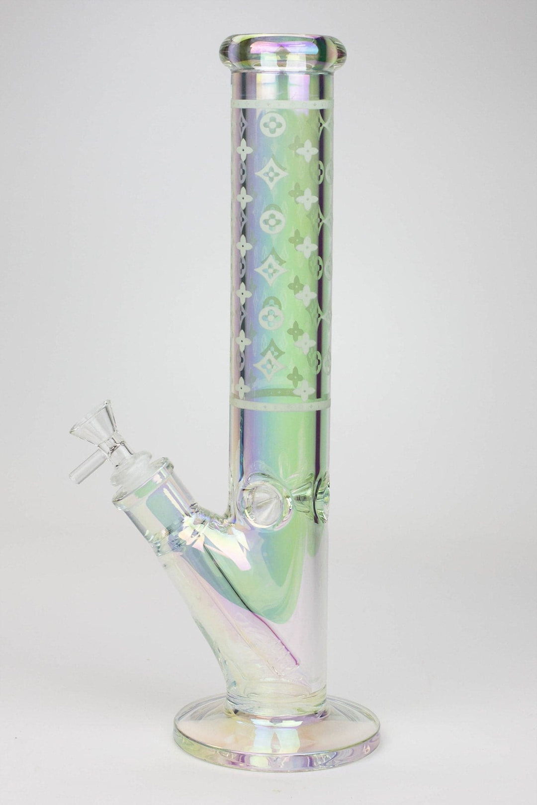 Luxury logo classic electroplated straight tube water pipes