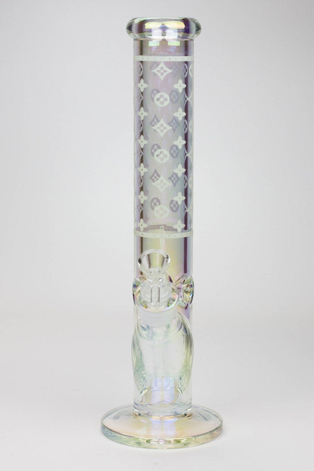 Luxury logo classic electroplated straight tube water pipes