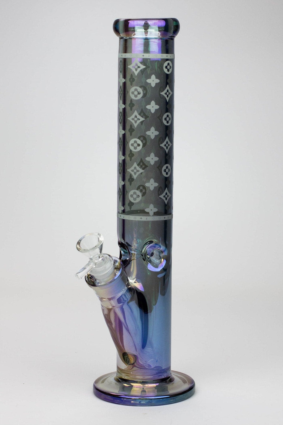 Luxury logo classic electroplated straight tube water pipes