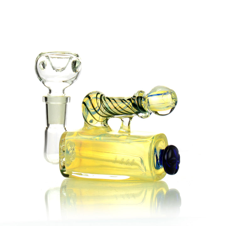 5" Square Body Water Pipe with 14mm Male Bowl