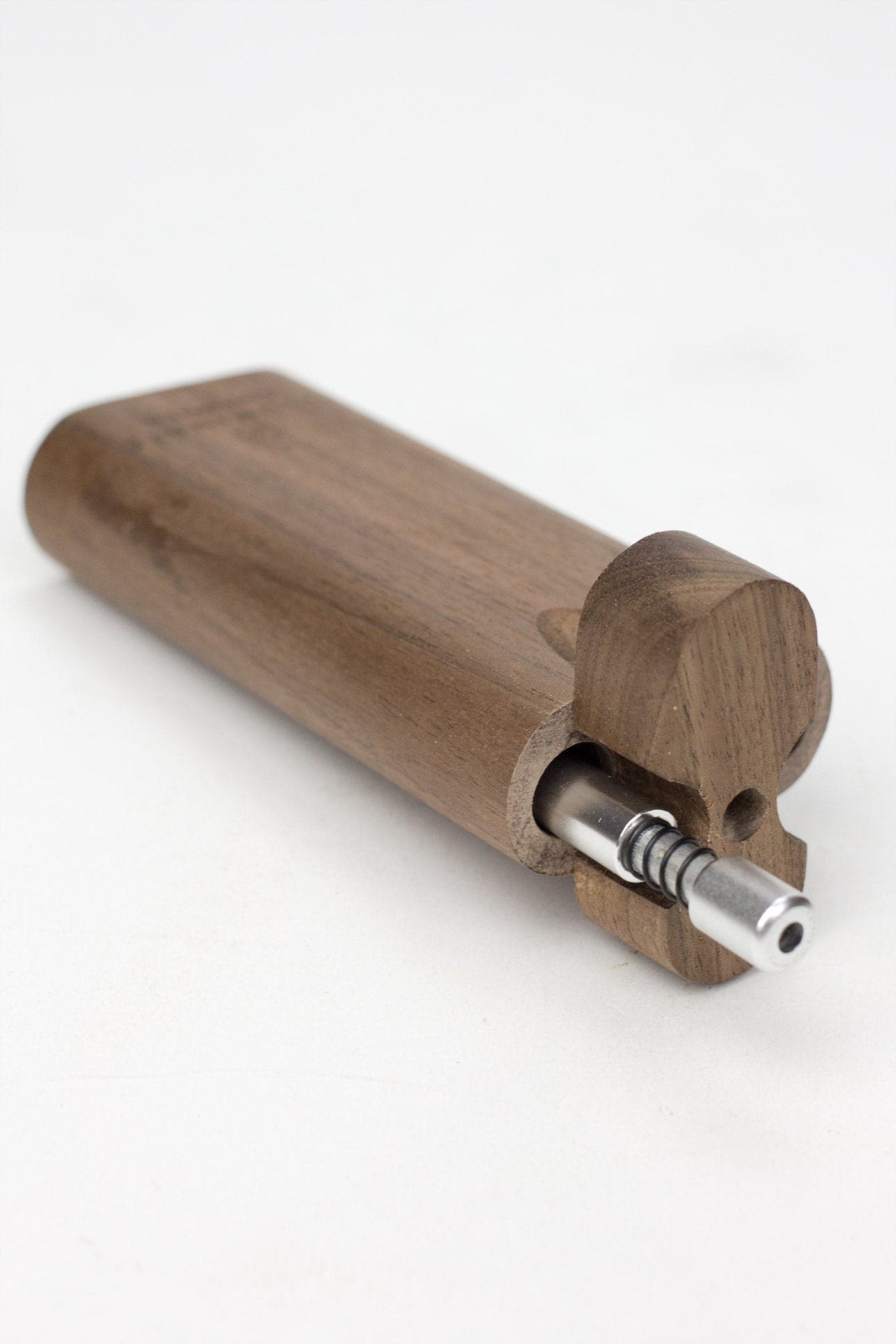 Walnut Dugout with Anodized Spring One hitter box of 10