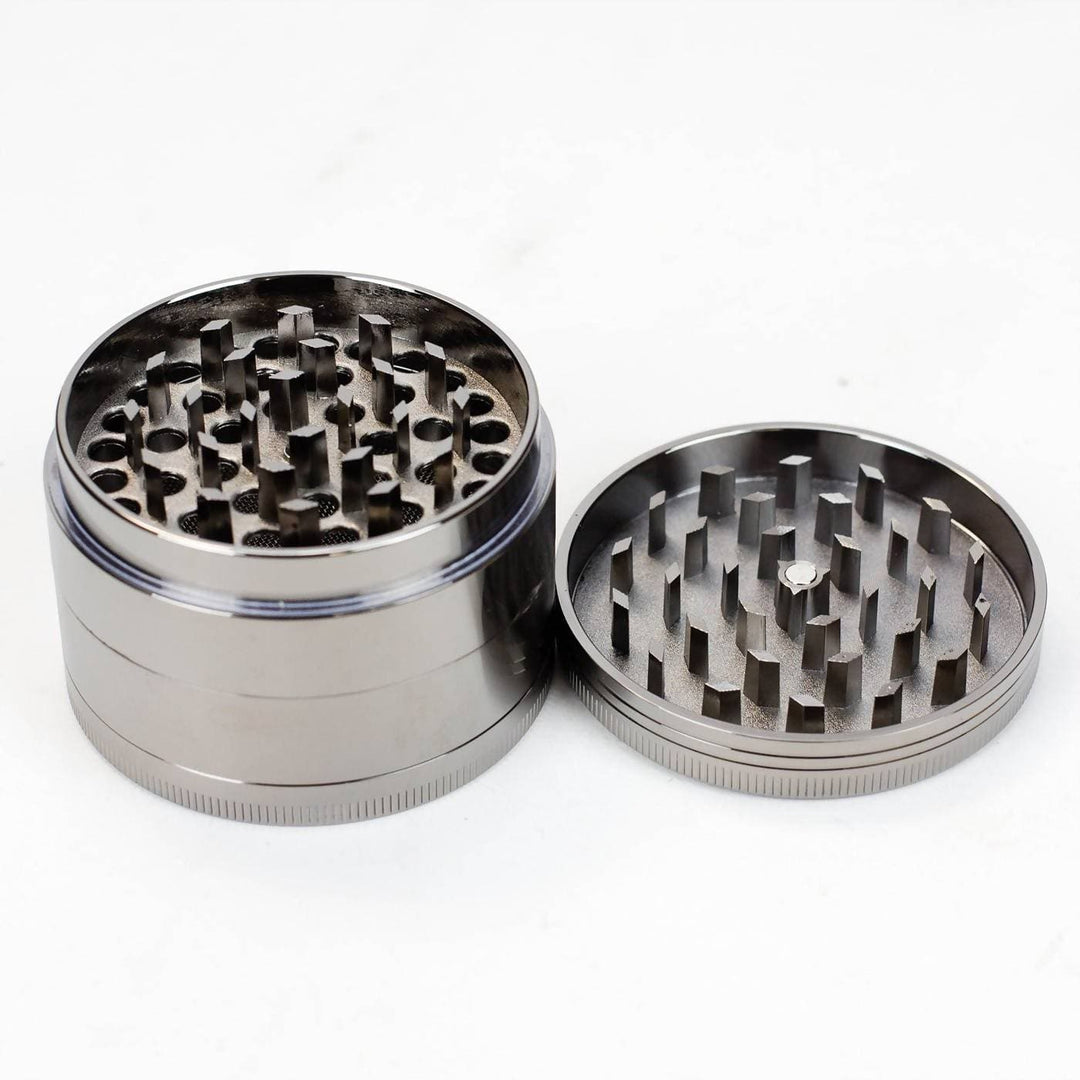 Spice grinder (2.5 inch), 4 part, vintage, ancient symbol design, magnetic lid, durable zinc alloy, pollen catcher - leaf-way brand accessories 6.3 cm_5