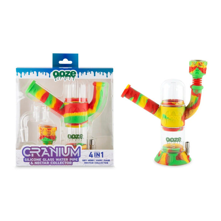 Ooze Cranium Silicone Water Pipes, Dab Rig & Dab Straw_5