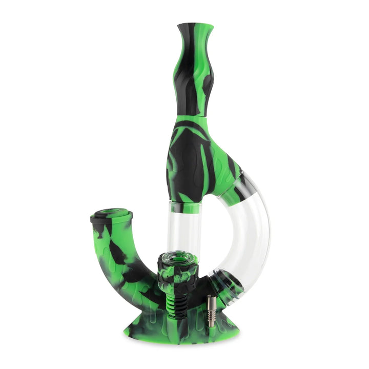 Ooze Echo Silicone Water Pipes, Dab Rig & Dab Straw_6