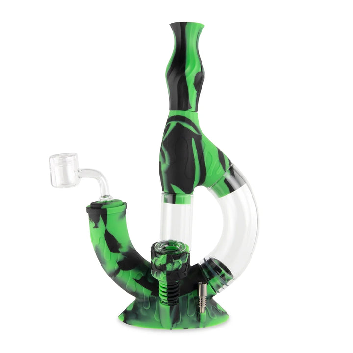 Ooze Echo Silicone Water Pipes, Dab Rig & Dab Straw_7