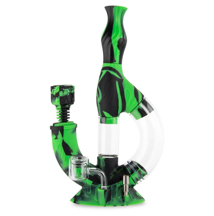 Ooze Echo Silicone Water Pipes, Dab Rig & Dab Straw_3