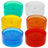 Acrylic Grinder for Shredding Dry Herb Assorted Colors 2 in 1
