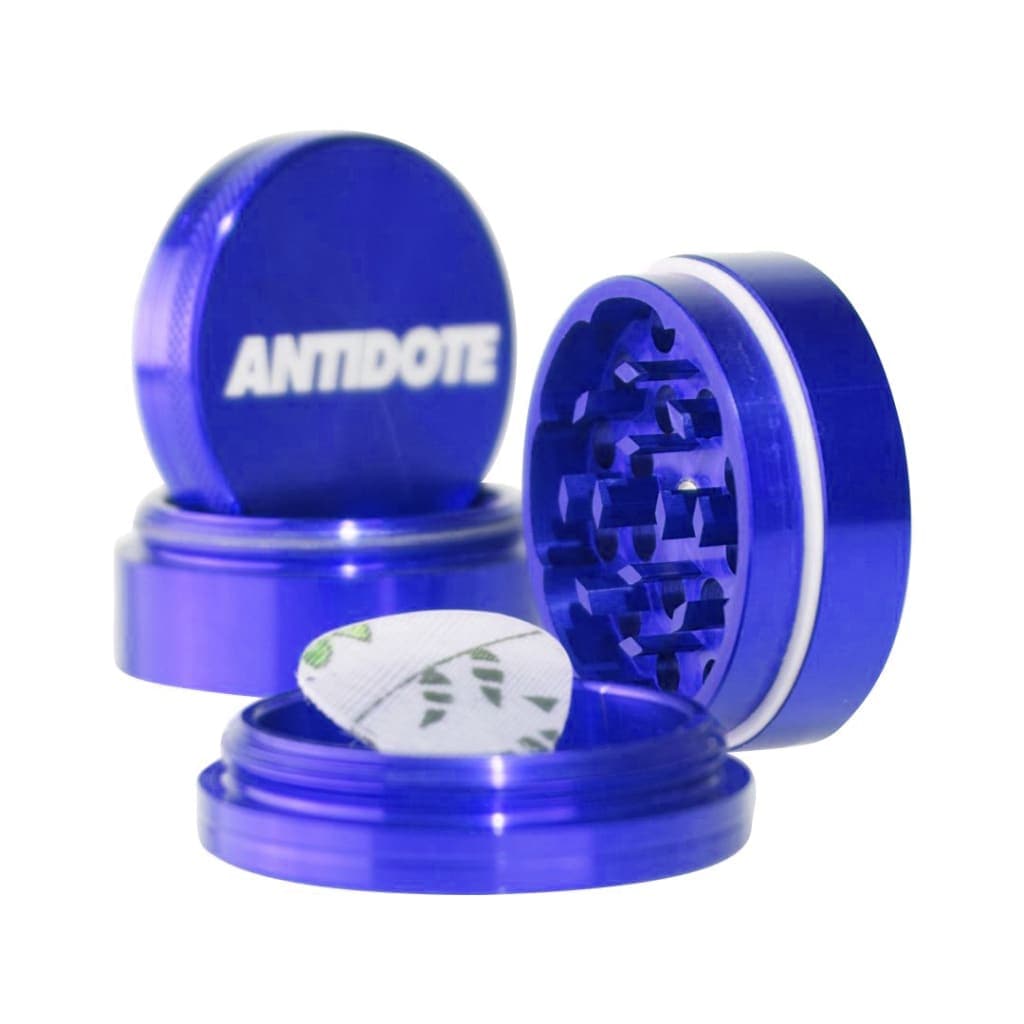 Antidote Grinders Blue 4-piece Grinder 2.5"