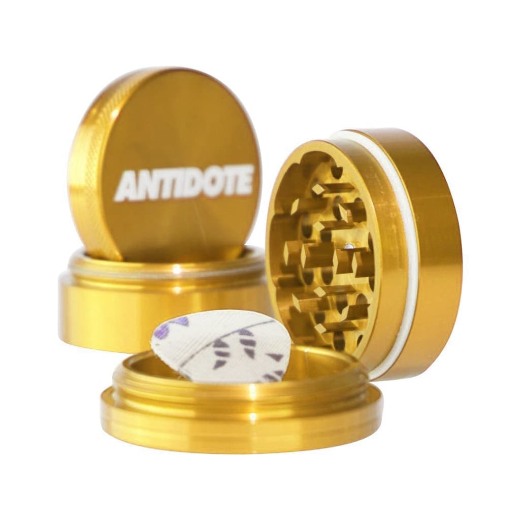 Antidote Grinders Gold 4-piece Grinder 2.5"