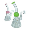 Mini Water Pipe for Dry Herb Lover with Stylish Wig Wag Neck