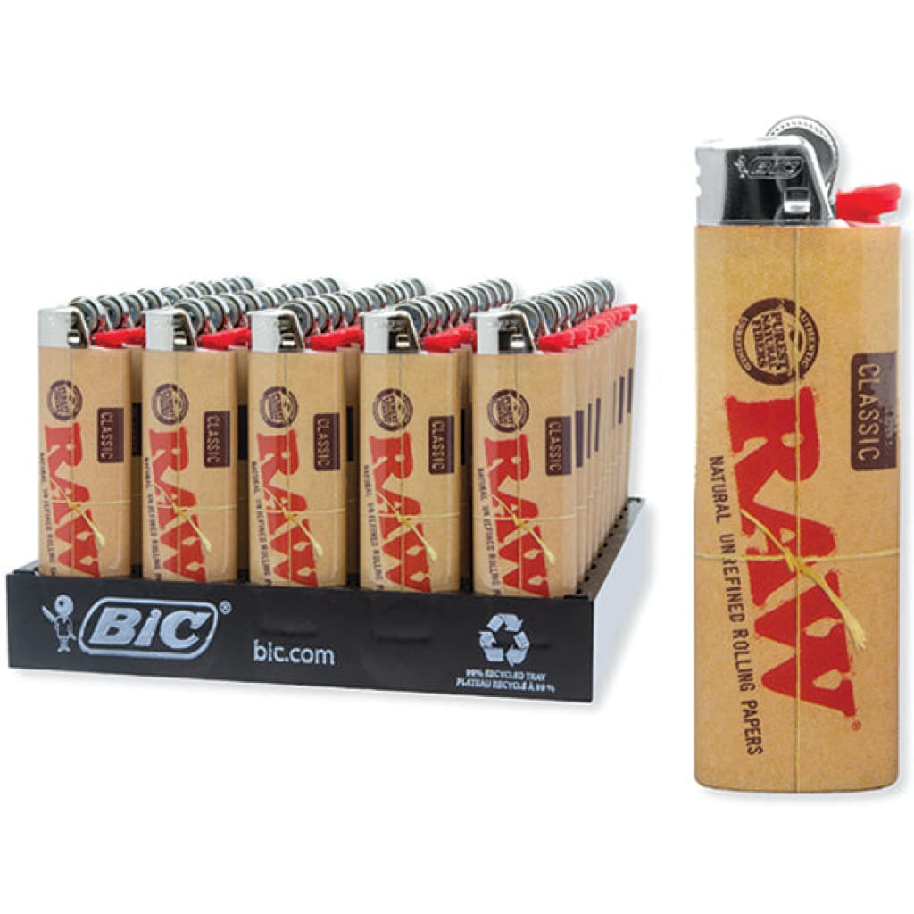 Bic Disposable Lighter Se Raw Classic 50 Display