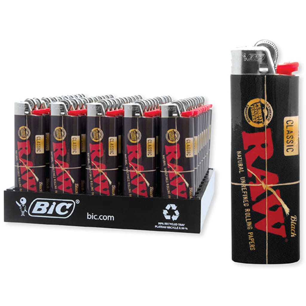 Bic Lighters Featuring Raw Classic Design 50 Pack