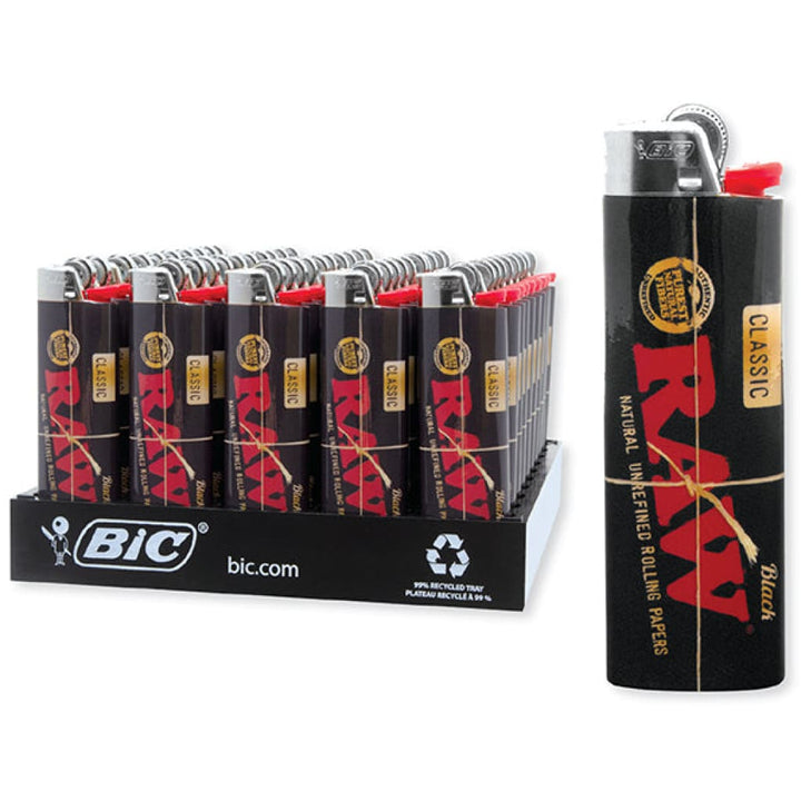 Bic Lighters Featuring Raw Classic Design 50 Pack