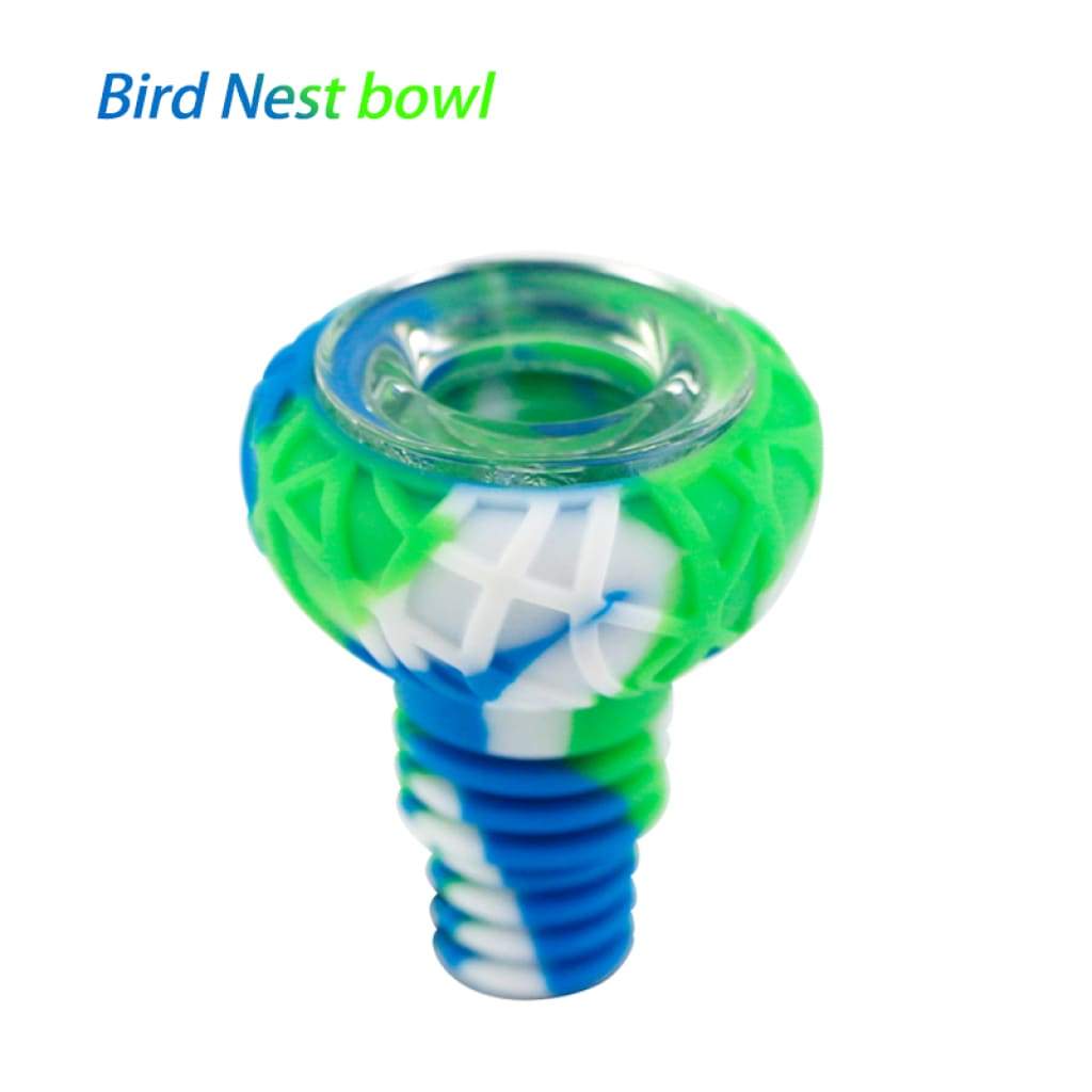 Bird Nest Silicone Glass Bowl