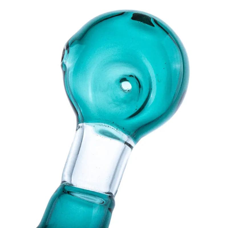Blue Glass Tobacco Spoon Pipe
