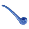 Powder Blue Slime Sherlock Pipe 12 Inch Durable Glass