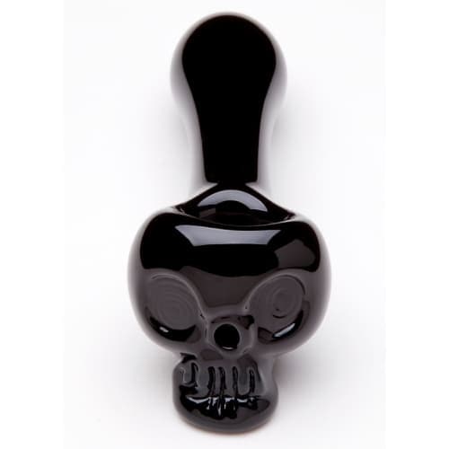 Bone Head Skull Glass Pipe