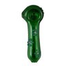 Botanist Glass Pipe with Green Color Change and Amethyst Purple Accents