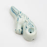 Handmade ceramic smoking pipe unicorn