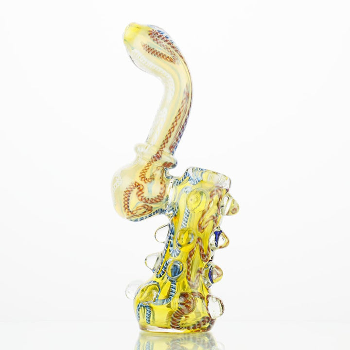 Bubbler Fumed With Color Twisting Design Aprox 275 Grams