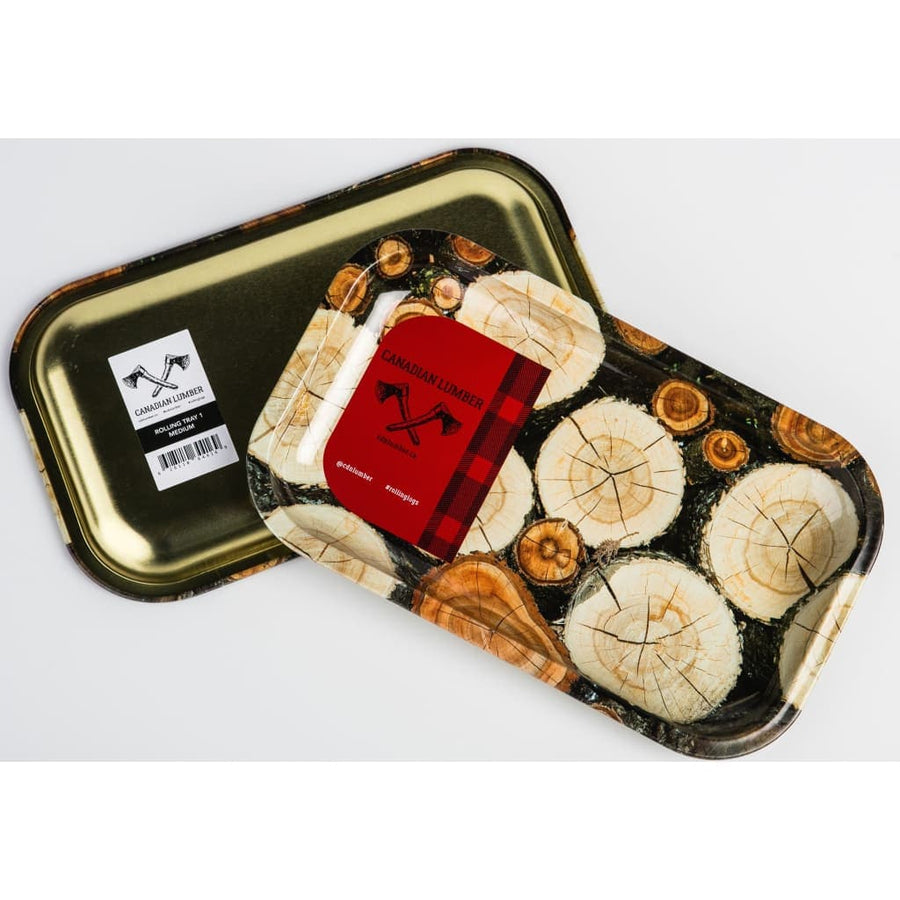 Canadian lumber medium rolling tray Rolling Trays Mile High Glass