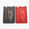 Wallet multifunction survival tool kit