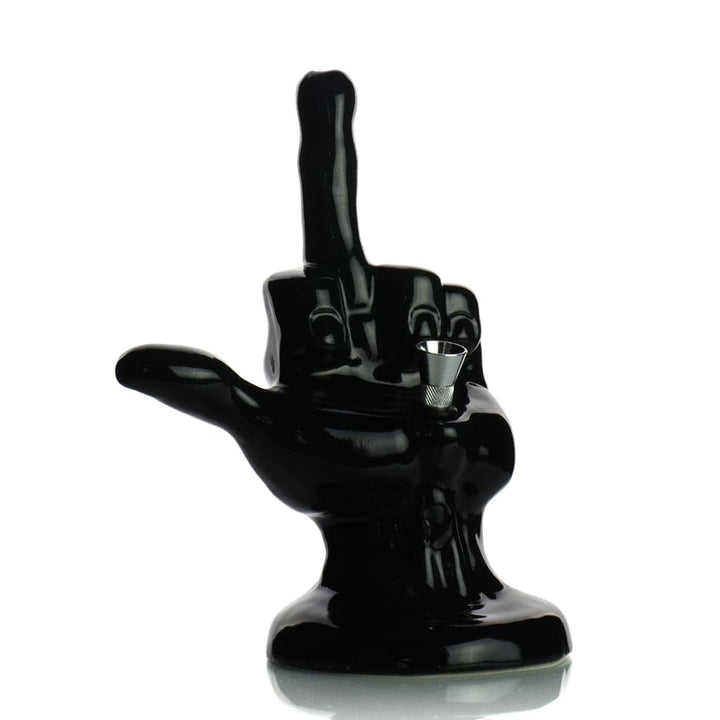 Ceramic Middle Finger Hand Pipe 7