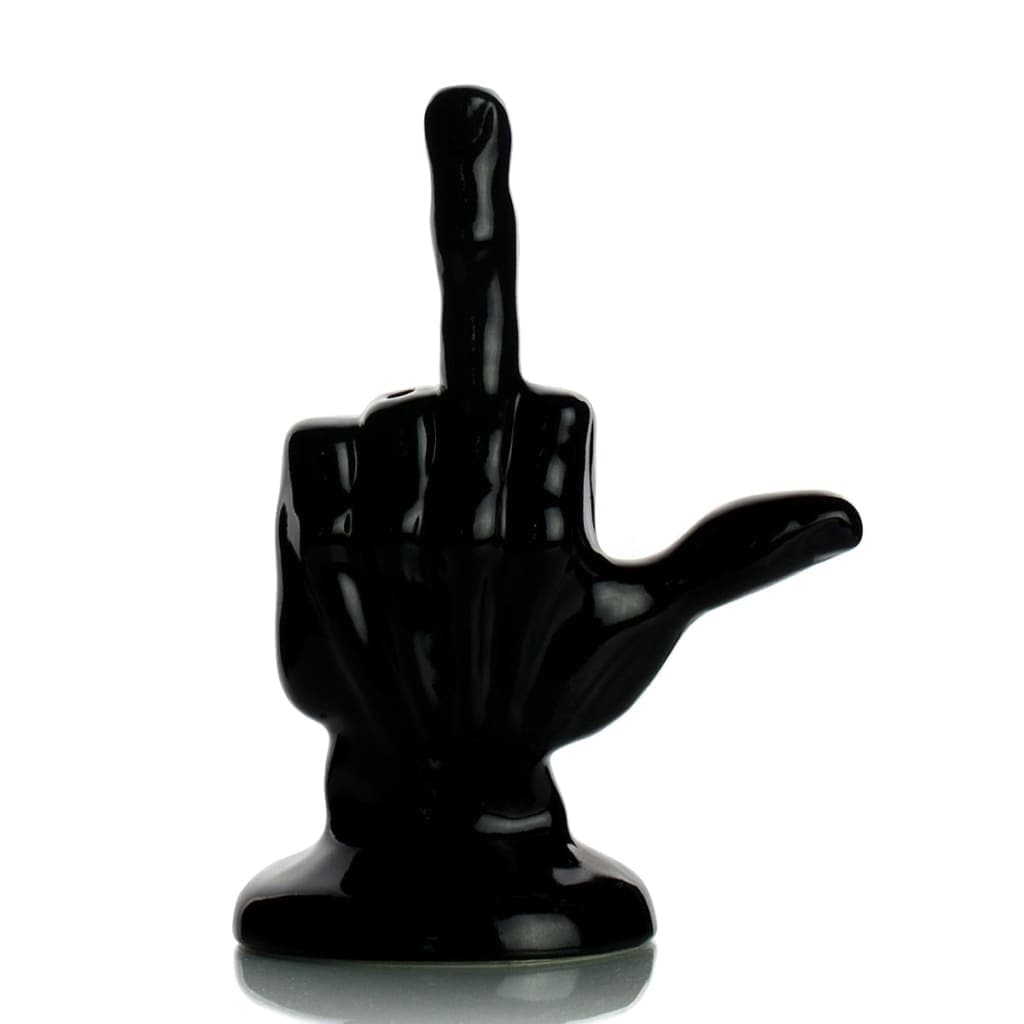 Ceramic Middle Finger Hand Pipe 7