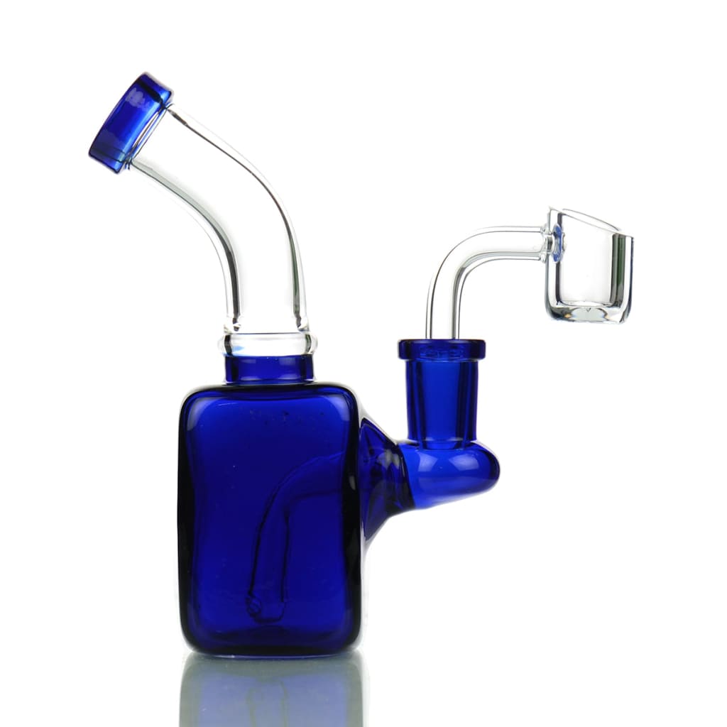 Compact 5" Cube Rig With 14mm Banger Water Pipe