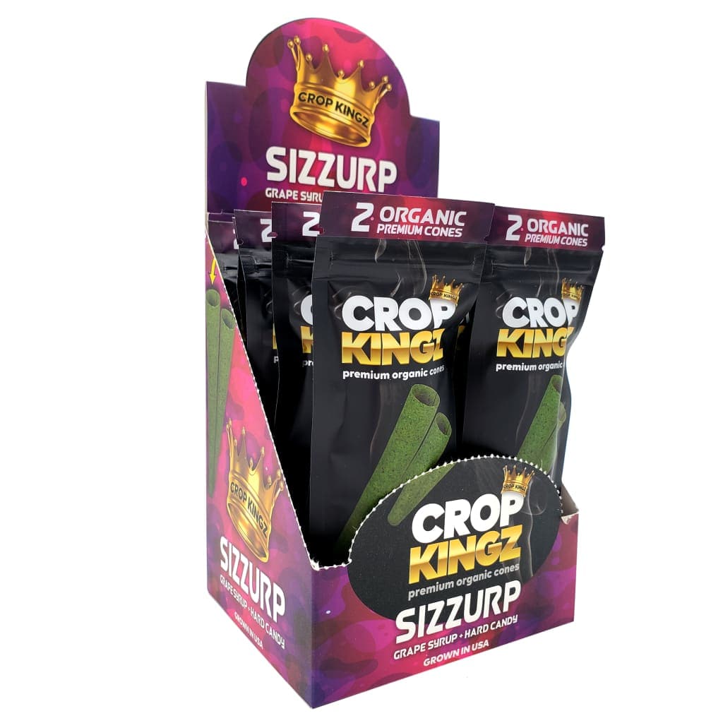 Crop Kingz Premium Hemp King Size Cones - Sizzurp