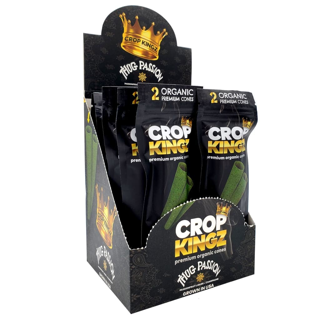 Crop Kingz Premium Hemp King Size Cones - Thug
