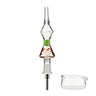 Crown Nectar Collector Kit with Titanium Nail and Quartz Dab Dish