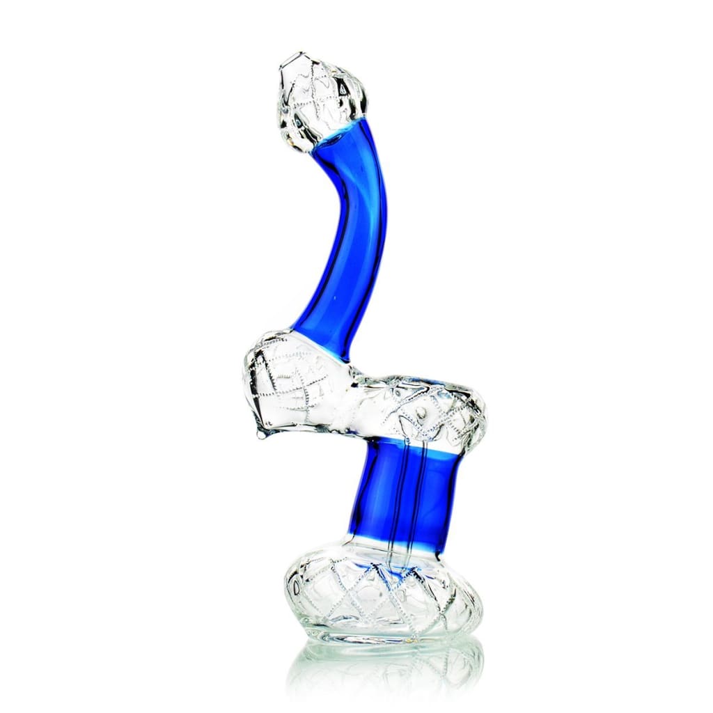 Diamond Bubbler With Color Tube Glass