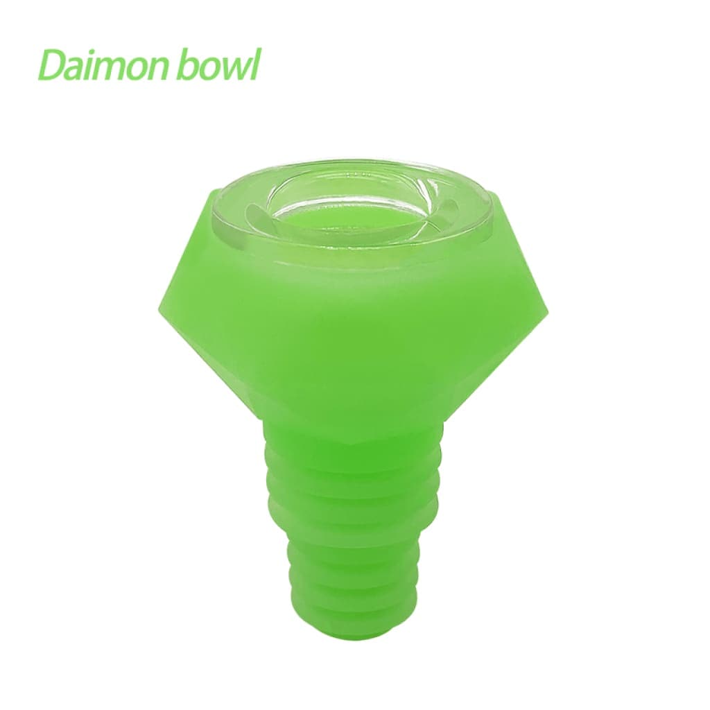 Diamond Silicone Glass Bowl