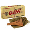 Sustainable Brown Knotwood Cigar Holder with Unique Growth Patterns