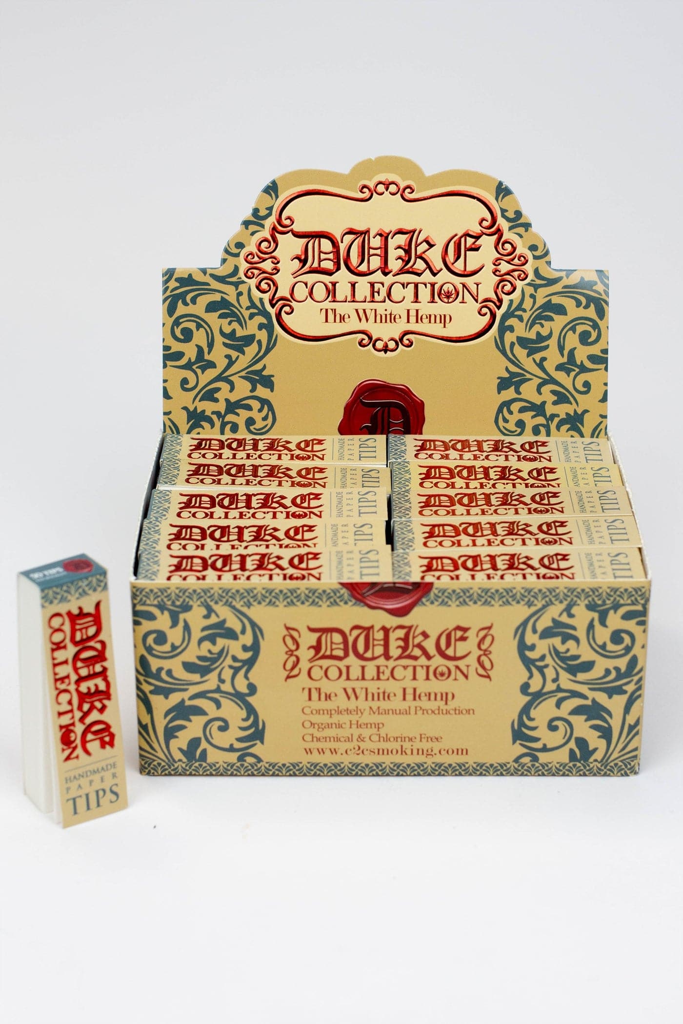 DUKE collection Handmade Paper Tips Box of 50