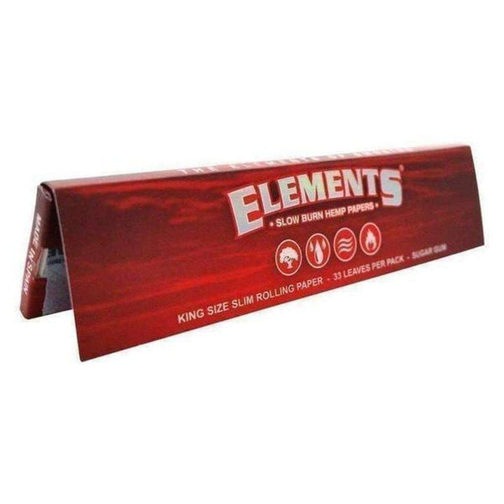 Elements Red Magnetic Slow Burn Hemp Rolling Papers
