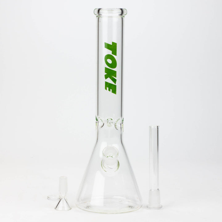 Toke beaker glass water pipes 12"_8
