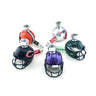 Assorted Football Team Logo Hand Pipe with Diamond-cut Sleeve 3.5 Inch