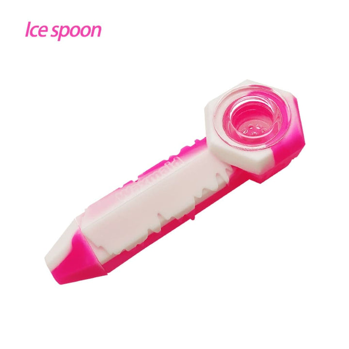 Freezable Silicone Ice Spoon Pipe