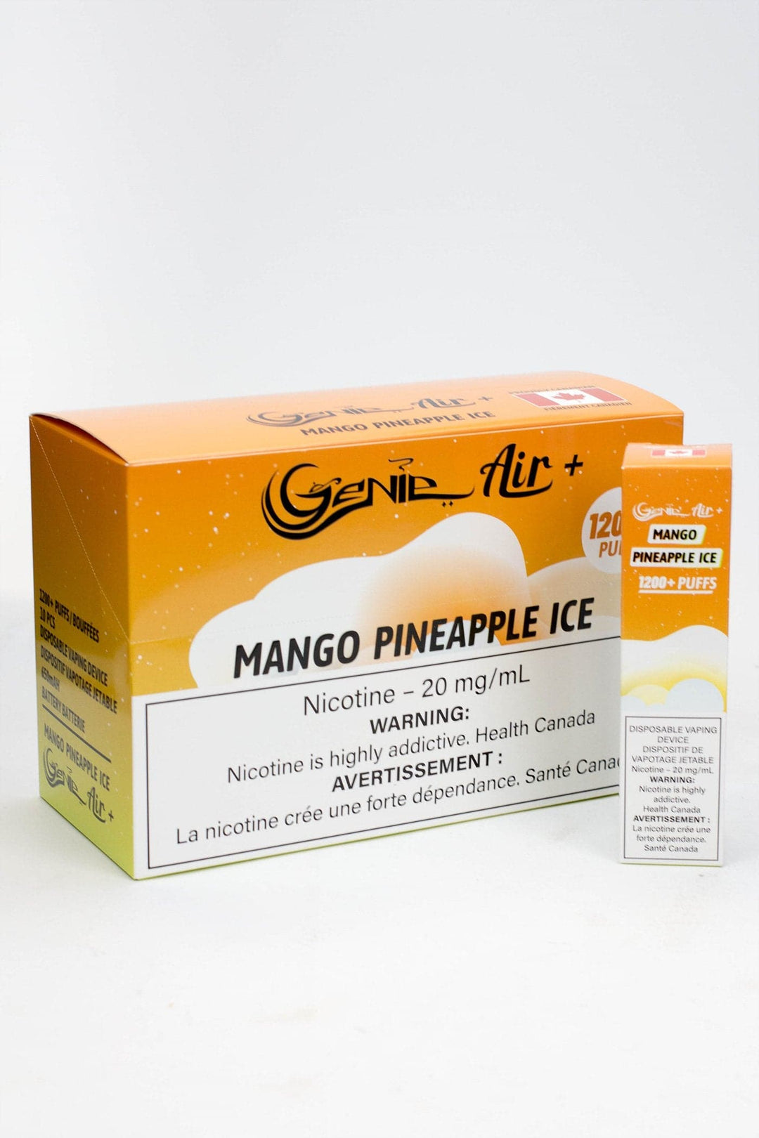 Genie Air+ disposable 1200 Puff Pod 20 mg/mL