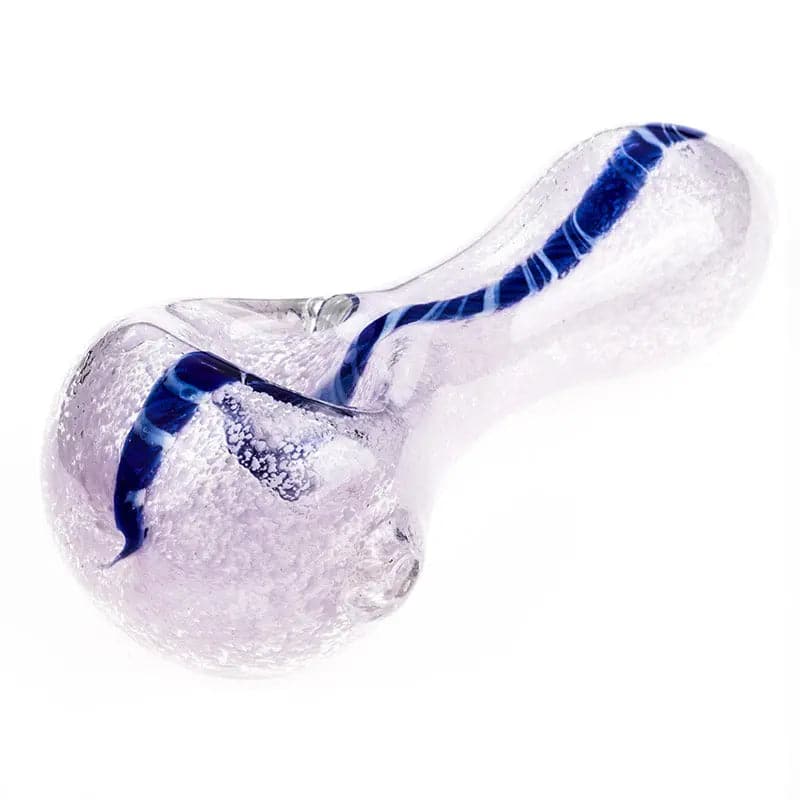 Girly Fumed Glass Spoon Pipe