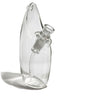Grav Rain Bubbler with Curved Interior for Swirling Action