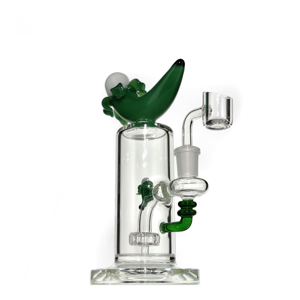 Green Banana Dab Rig – Mile High Glass Pipes