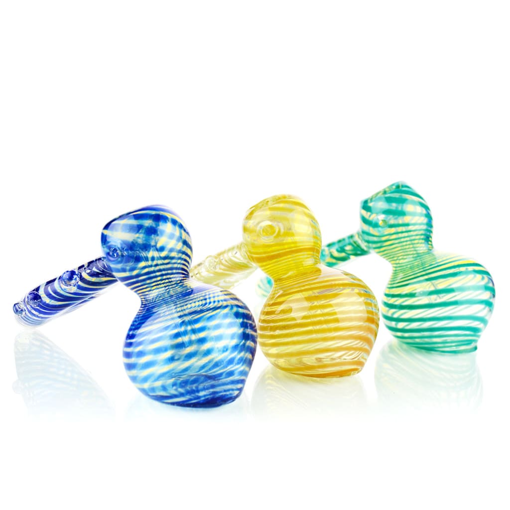 Hammer Bubbler Donut Handle With Chunky Pipe Design